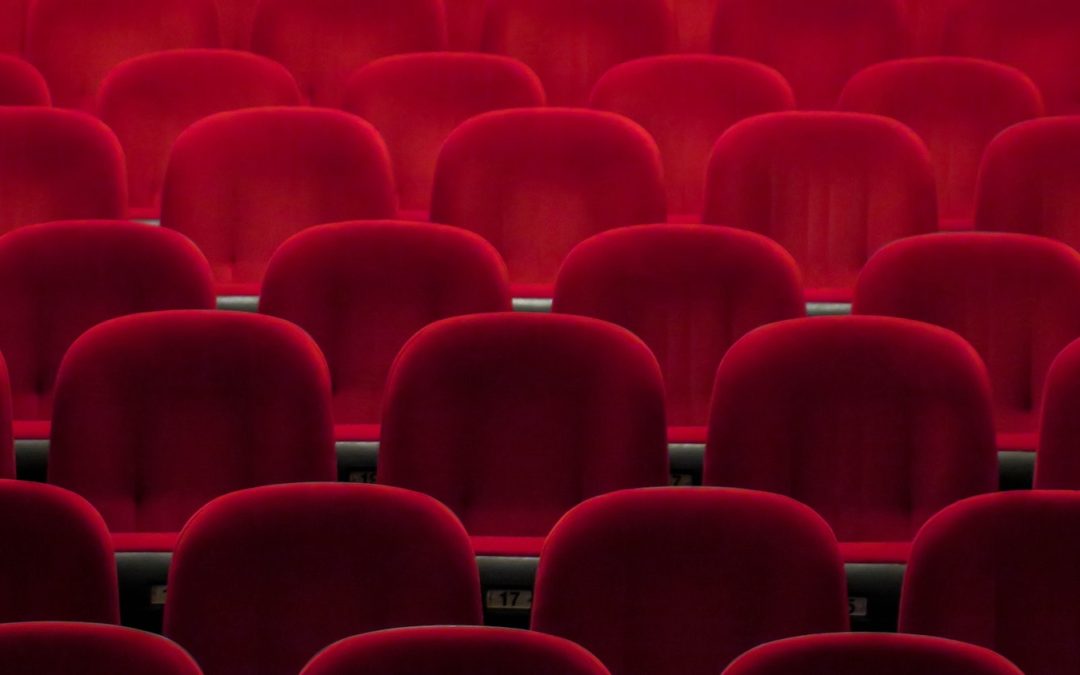 Seats at a Vagina Monologues theater performance